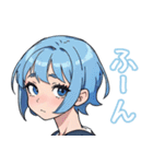 蒼髪のあおいちゃん（個別スタンプ：16）