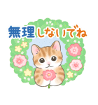 毎日使える☆飛び出す猫たちのスタンプ（個別スタンプ：21）