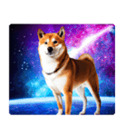 宇宙の中の柴犬（個別スタンプ：12）