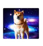 宇宙の中の柴犬（個別スタンプ：25）