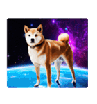 宇宙の中の柴犬（個別スタンプ：26）