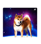 宇宙の中の柴犬（個別スタンプ：31）