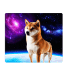 宇宙の中の柴犬（個別スタンプ：33）