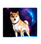 宇宙の中の柴犬（個別スタンプ：39）