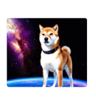 宇宙の中の柴犬（個別スタンプ：40）