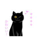 うちの黒猫カスタムスタンプ（個別スタンプ：22）