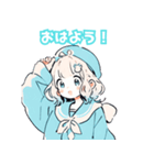 あおいちゃん(オリジナルキャラ)（個別スタンプ：4）