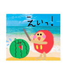 涼呼ぶ 夏！海だるまりん（個別スタンプ：27）