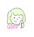ゆるかわいい表情のスタンプ（個別スタンプ：1）