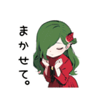 スイカ子【カワイイキメラ】（個別スタンプ：17）