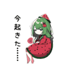 スイカ子【カワイイキメラ】（個別スタンプ：23）