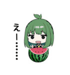 スイカ子【カワイイキメラ】（個別スタンプ：34）