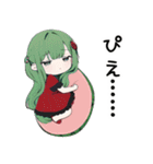 スイカ子【カワイイキメラ】（個別スタンプ：35）