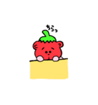 いちごくまちゃんのかわいいスタンプ2（個別スタンプ：11）
