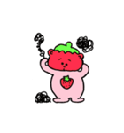 いちごくまちゃんのかわいいスタンプ2（個別スタンプ：14）