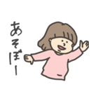 日常で使える便利な女の子スタンプ（個別スタンプ：3）