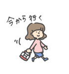 日常で使える便利な女の子スタンプ（個別スタンプ：21）