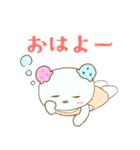 ぽぴくま。（個別スタンプ：1）