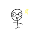 メガネの仕事スタンプ（個別スタンプ：1）