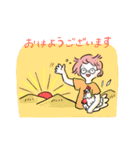 ゆるい女子の日々2 -桃色のおかっぱちゃん-（個別スタンプ：2）