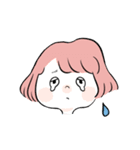 ゆるい女子の日々2 -桃色のおかっぱちゃん-（個別スタンプ：10）