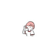ゆるい女子の日々2 -桃色のおかっぱちゃん-（個別スタンプ：23）