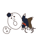 サラリーマン雪だるま（個別スタンプ：8）