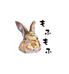 技法の定まらない動物絵スタンプ（個別スタンプ：4）