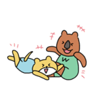 【文字なし】ゆるかわ動物のんびりスタンプ（個別スタンプ：7）