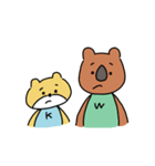 【文字なし】ゆるかわ動物のんびりスタンプ（個別スタンプ：9）