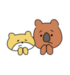 【文字なし】ゆるかわ動物のんびりスタンプ（個別スタンプ：10）