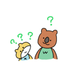 【文字なし】ゆるかわ動物のんびりスタンプ（個別スタンプ：13）