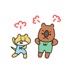 【文字なし】ゆるかわ動物のんびりスタンプ（個別スタンプ：14）