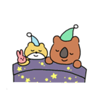 【文字なし】ゆるかわ動物のんびりスタンプ（個別スタンプ：21）