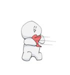 白いなんかよくわからんやつ ver.2（個別スタンプ：23）