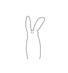 手抜きうさぎすたんぷ！2（個別スタンプ：6）