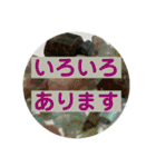 石 鉱物 石色 スタンプ（個別スタンプ：30）