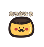 ヒゲぷりん（個別スタンプ：1）