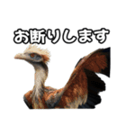 ⚫始祖鳥 ミクロラプトル（個別スタンプ：17）