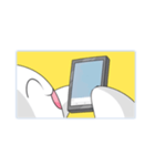 クンヤがスマホに出るスタンプ（個別スタンプ：1）