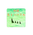 色んなうさぎと動物たち♪手書きです☆（個別スタンプ：40）