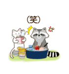 ねこなで(動物スタンプ)（個別スタンプ：37）