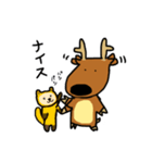 えぞしかくん <クライミング編>（個別スタンプ：16）