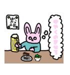 うさぎちゃんとねずみくん（個別スタンプ：3）