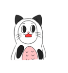 ベトナムの箸置きの猫（個別スタンプ：12）