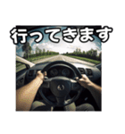 ⚫車でドライブ (一人称視点)（個別スタンプ：2）