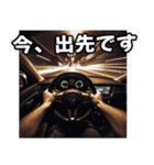 ⚫車でドライブ (一人称視点)（個別スタンプ：5）