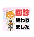 病院.入院生活②犬好きさんの連絡 大文字（個別スタンプ：8）