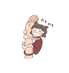 にゃんちゃんとポポ（個別スタンプ：34）