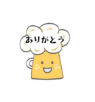 ビール女子⭐︎ビールを愛する人へ（個別スタンプ：1）